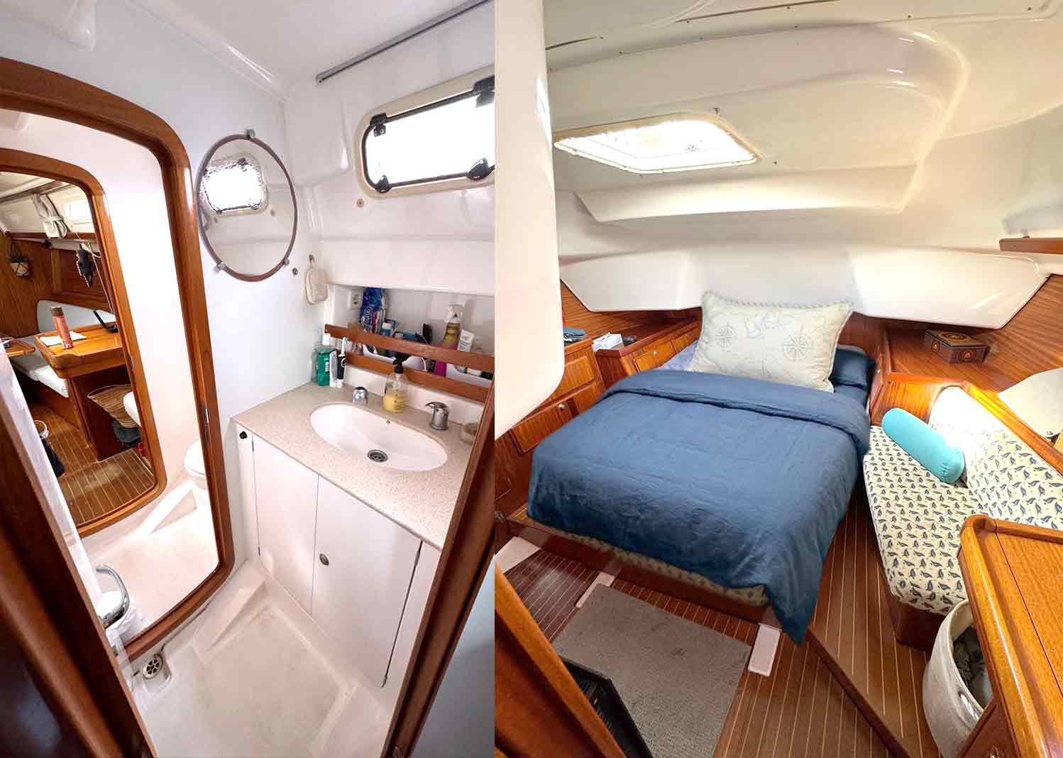 Alquiler veleros con camas Sitges port aiguadolç