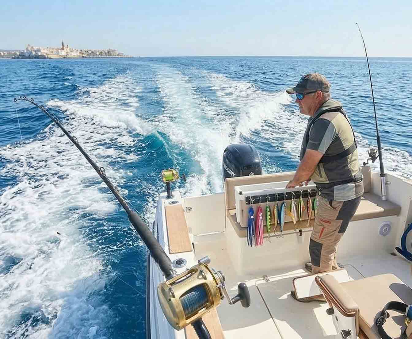 alquiler de barcos para pescar en sitges garraf